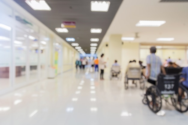 blur image background of a hospital