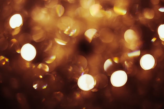  blur image of Chrystal chandelier close-up