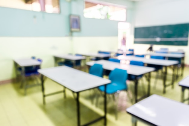 Blur image of classroom, use for background.