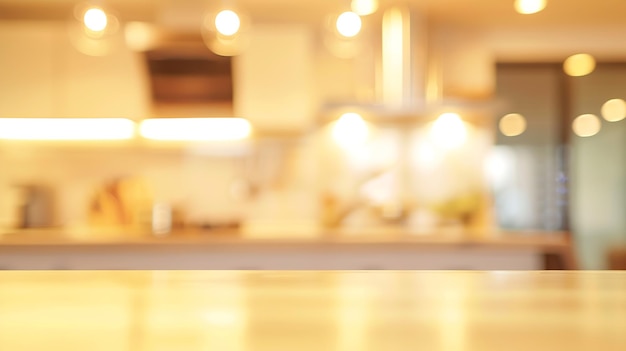Blur image of modern Kitchen Room interior Kitchen Room Generative AI
