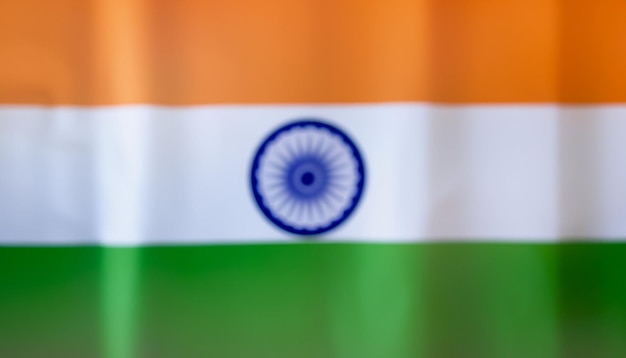 blur india flag background