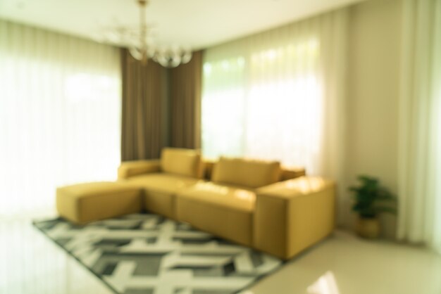 Blur modern and luxury living room