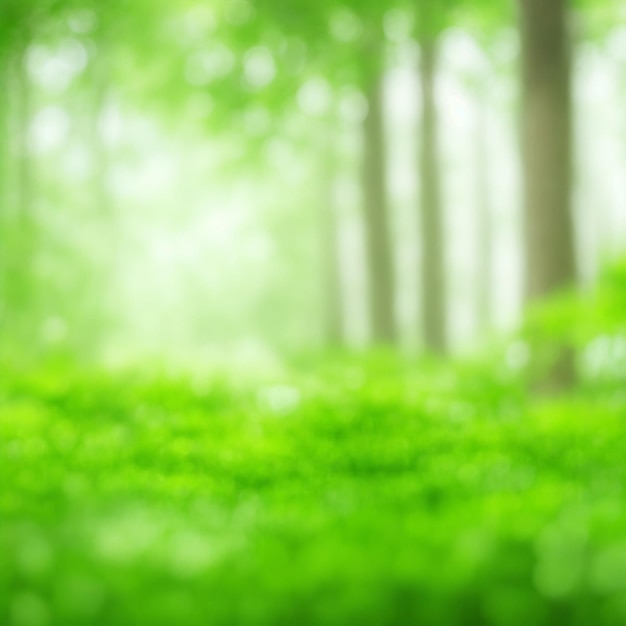 blur natural green abstract background