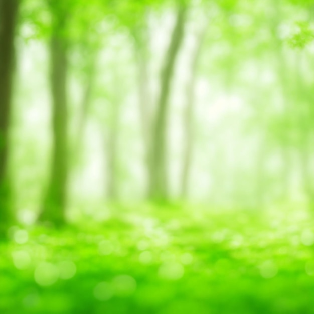 blur natural green abstract background