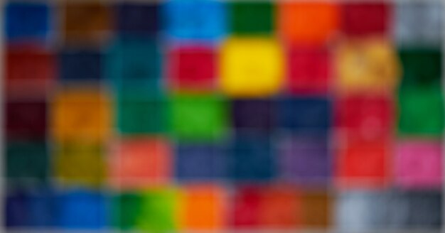 Blur square and pixel colorful display in abstract  in digital 