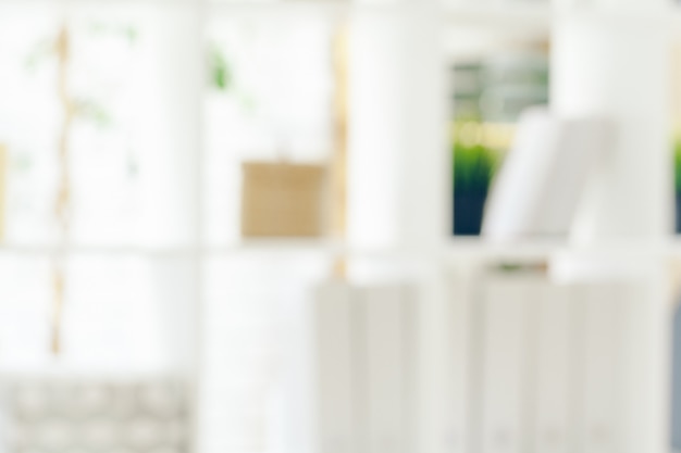 Photo blured soft white  office