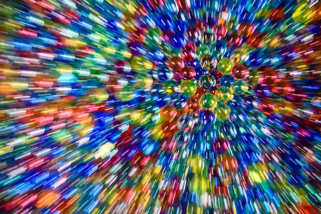 Blurred and abstract multicolored pattern Motion background