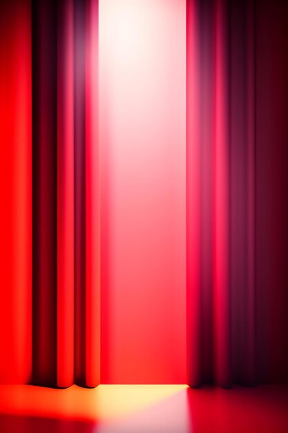 Blurred background abstract red studio background for product presentation