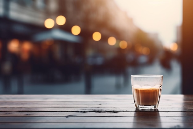 Photo blurred background of coffee shop