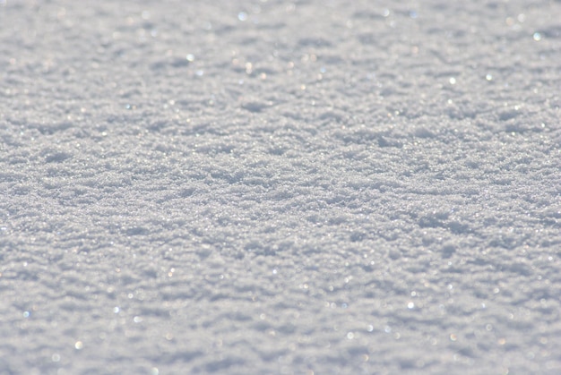 Photo blurred background. first white snow. winter background.