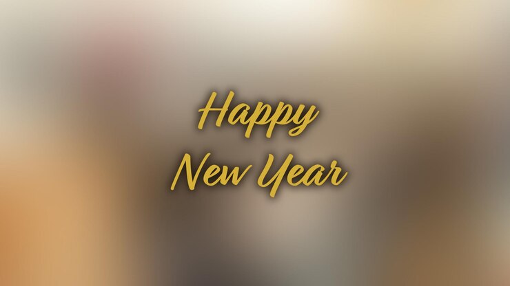 Photo blurred background. happy new year