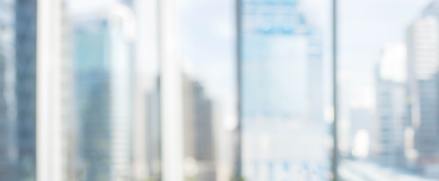 Blurred background : office and hallway interior