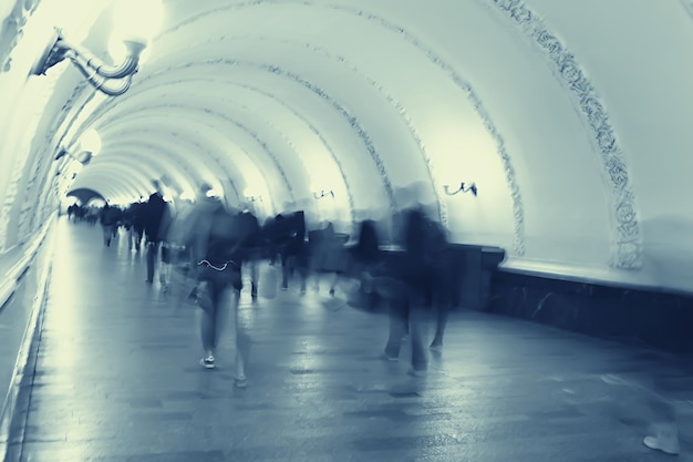 blurred background walking people crowd legs / gray background movement traffic abstract people crowd, concept city