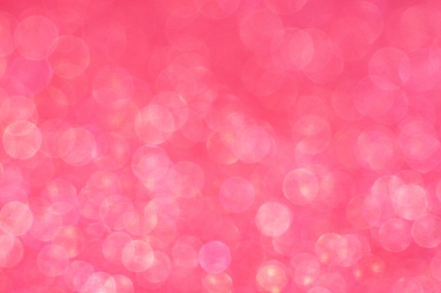 Blurred background with round bokeh Bright pink bokeh in pattern