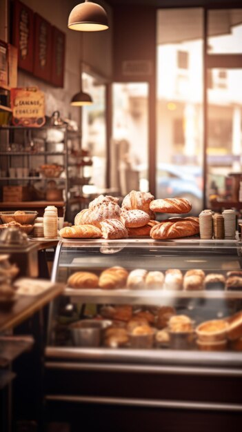 Blurred Bakery Interior