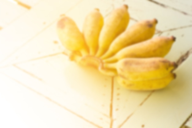 Blurred of Bananas fruit.