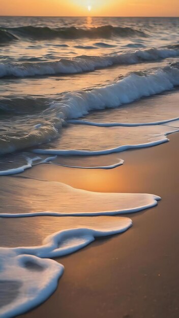 Blurred beach background