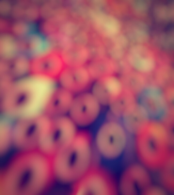 Photo 背景に多色の丸い形の美しい模様がぼやけています