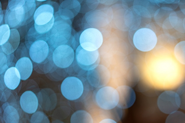 Blurred bokeh blue, beautiful Wallpaper for a festive mood