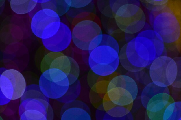 Blurred bokeh christmas and happy new year background image