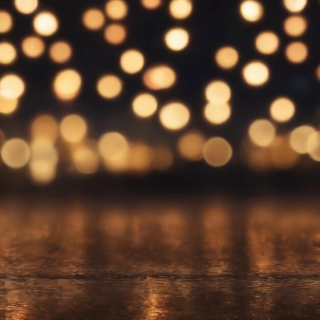 Blurred bokeh lights