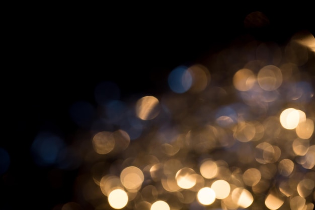 blurred bokeh style backlights