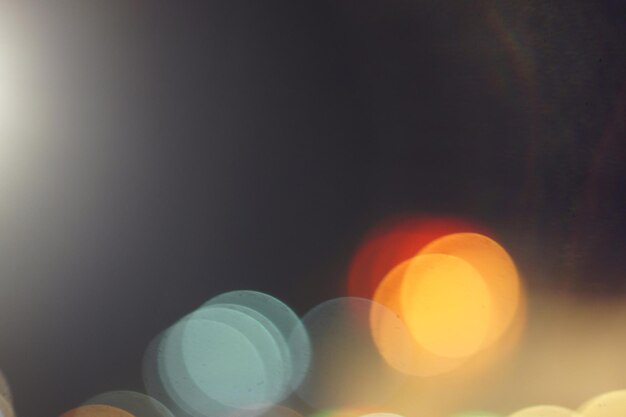 Blurred bokeh style backlights