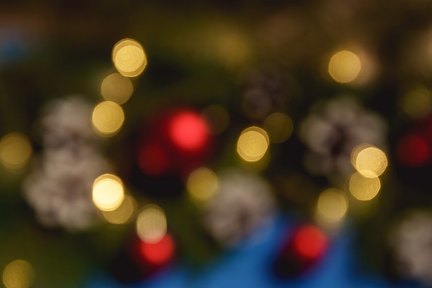 Blurred Christmas composition