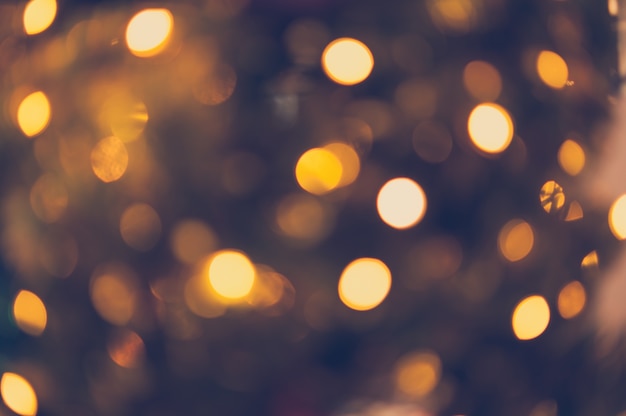Blurred Christmas lights and Christmas ball background