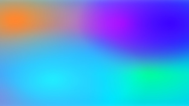 Blurred colored abstract background Smooth transitions of iridescent colors Colorful gradient Rainbow backdrop