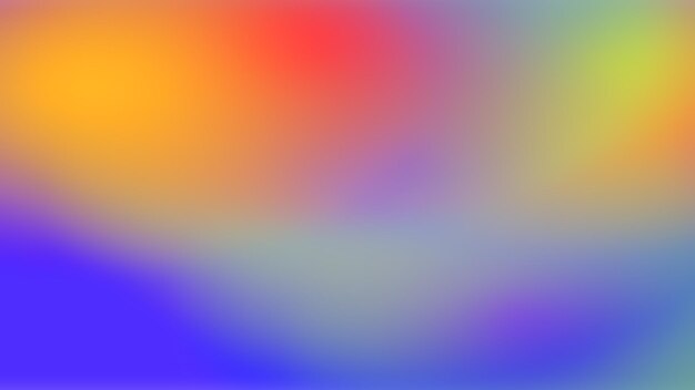 Размытый цветный абстрактный фон Гладкие переходы радужных цветов Цветный градиент Радужный фон
