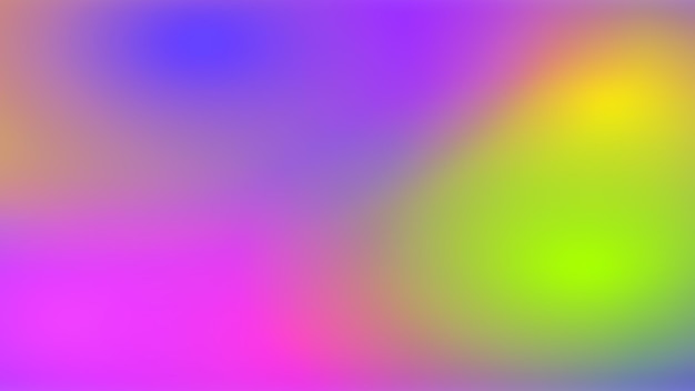 Blurred colored abstract background Smooth transitions of iridescent colors Colorful gradient Rainbow backdrop