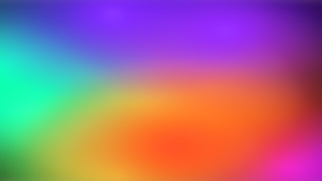 Blurred colored abstract background Smooth transitions of iridescent colors Colorful gradient Rainbow backdrop