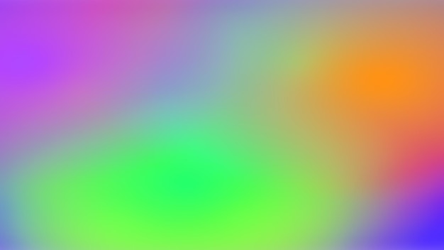 Blurred colored abstract background Smooth transitions of iridescent colors Colorful gradient Rainbow backdrop