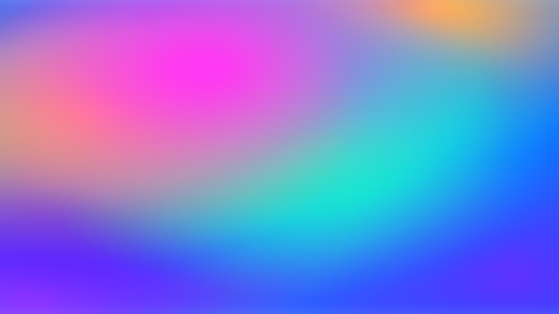 Blurred colored abstract background Smooth transitions of iridescent colors Colorful gradient Rainbow backdrop