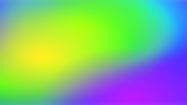 흐릿한 색의 추상적인 배경 이리데센트 색의 부드러운 전환 다채로운 그라디언트 무지개 배경