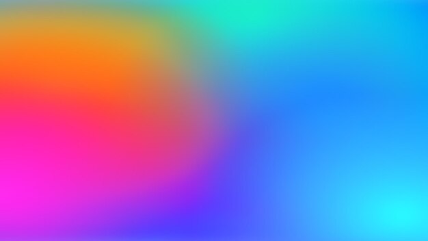 Blurred colored abstract background Smooth transitions of iridescent colors Colorful gradient Rainbow backdrop