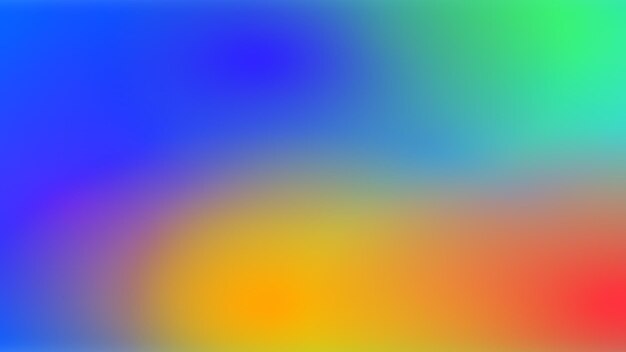 Blurred colored abstract background Smooth transitions of iridescent colors Colorful gradient Rainbow backdrop