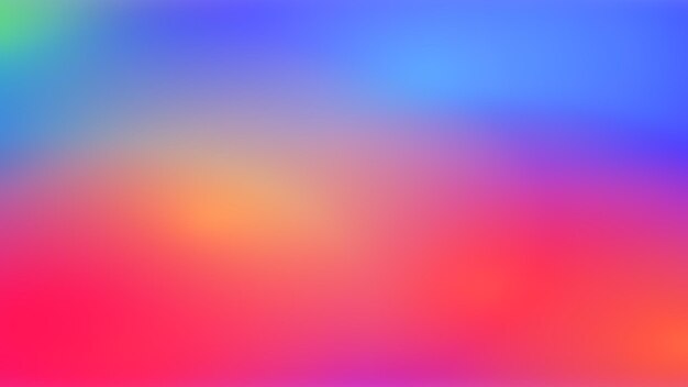 Blurred colored abstract background Smooth transitions of iridescent colors Colorful gradient Rainbow backdrop