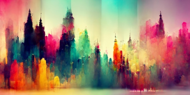 Blurred colorful wallpaper background