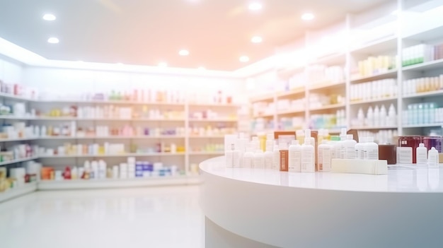 Blurred Drugstore Background Defocus