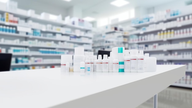 Blurred Drugstore Background Defocus