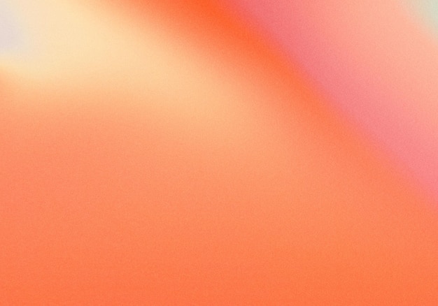 Размытый градиентный фон с текстурой зерна Розовые и оранжевые цвета