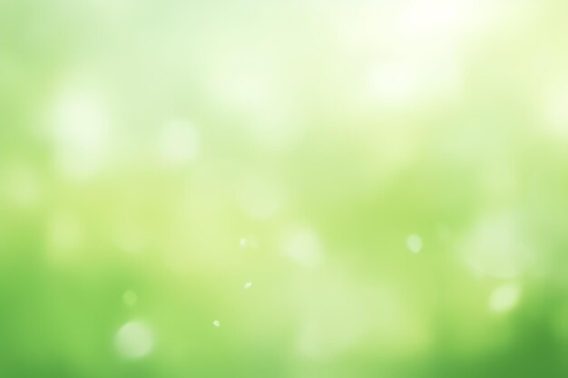 Photo blurred green background with white dots