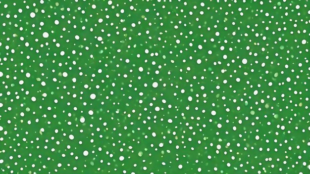 Blurred green background with white dots