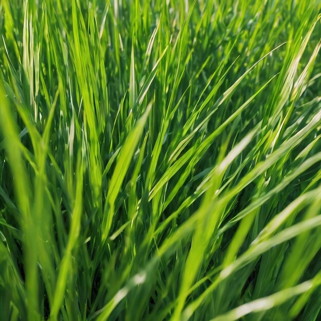 Blurred green summer grass background natural ecofriendly design