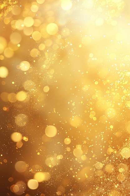 a blurred image of gold glitter and gold background