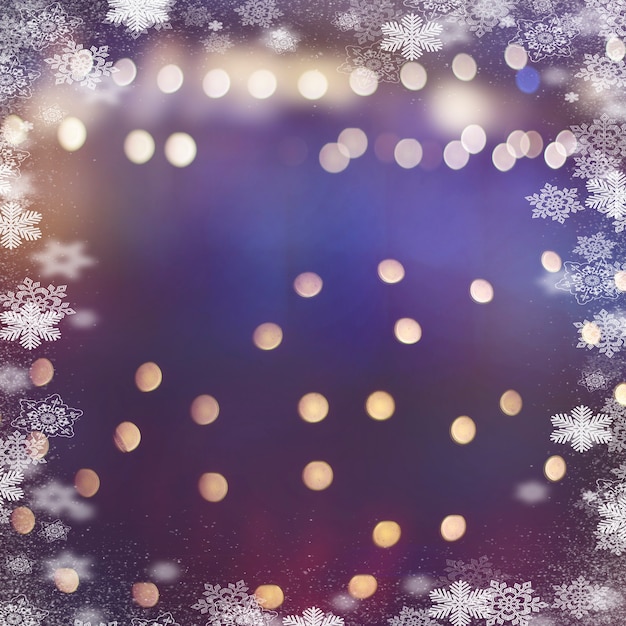 Blurred lights background celebration christmas concept