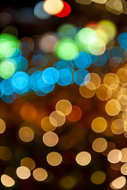 Photo blurred lights background