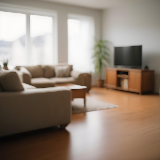 blurred living Room